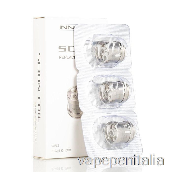 Vape In Italia Bobine Di Ricambio Innokin Scion Plesso Bobine Scion Quad Da 0,36ohm